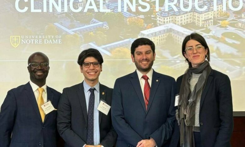 Notre Dame Law School Global Human Rights Clinic Presents Human Rights Pedagogy at Midwest Clinical Conference | News | The Law School