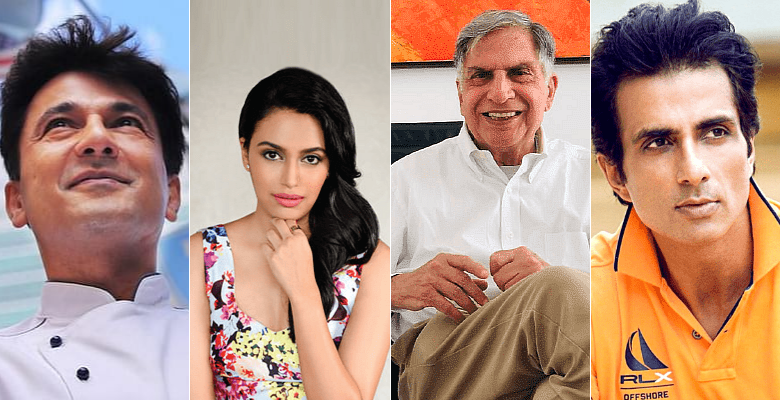 How Sonu Sood, Ratan Tata and other celebrities lead by example in pandemic support