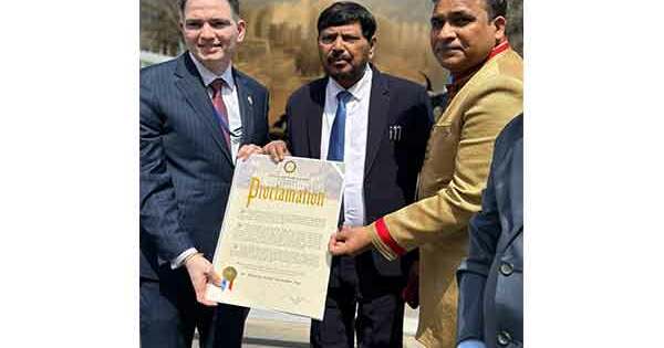 New York City honours “father of Indian democracy” with official day