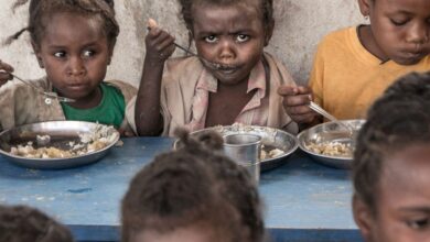Starving African Boy: A Cry for Humanity