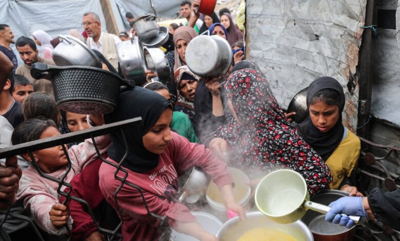 Trump says he urged Netanyahu to “be good to Gaza” amid aid blockade