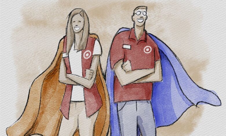 Target employees became heroes when a man fell in the store’s parking lot